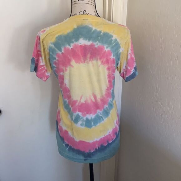Liquid Blue Tie Dye Distressed Grateful Dead Shirt - Picture 3 of 9